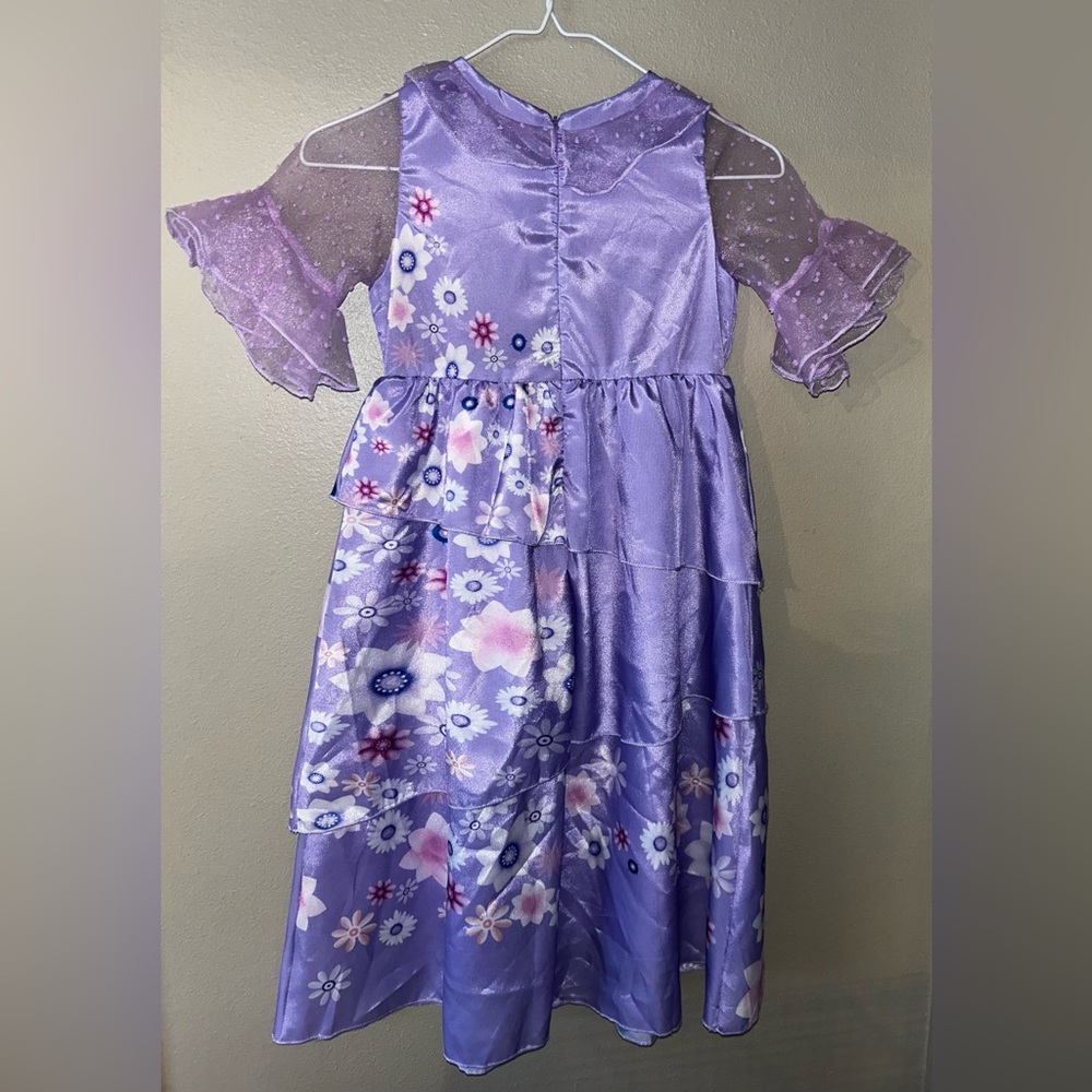 Encanto Isabella costume dress up dress size 7/8 - Picture 2 of 4